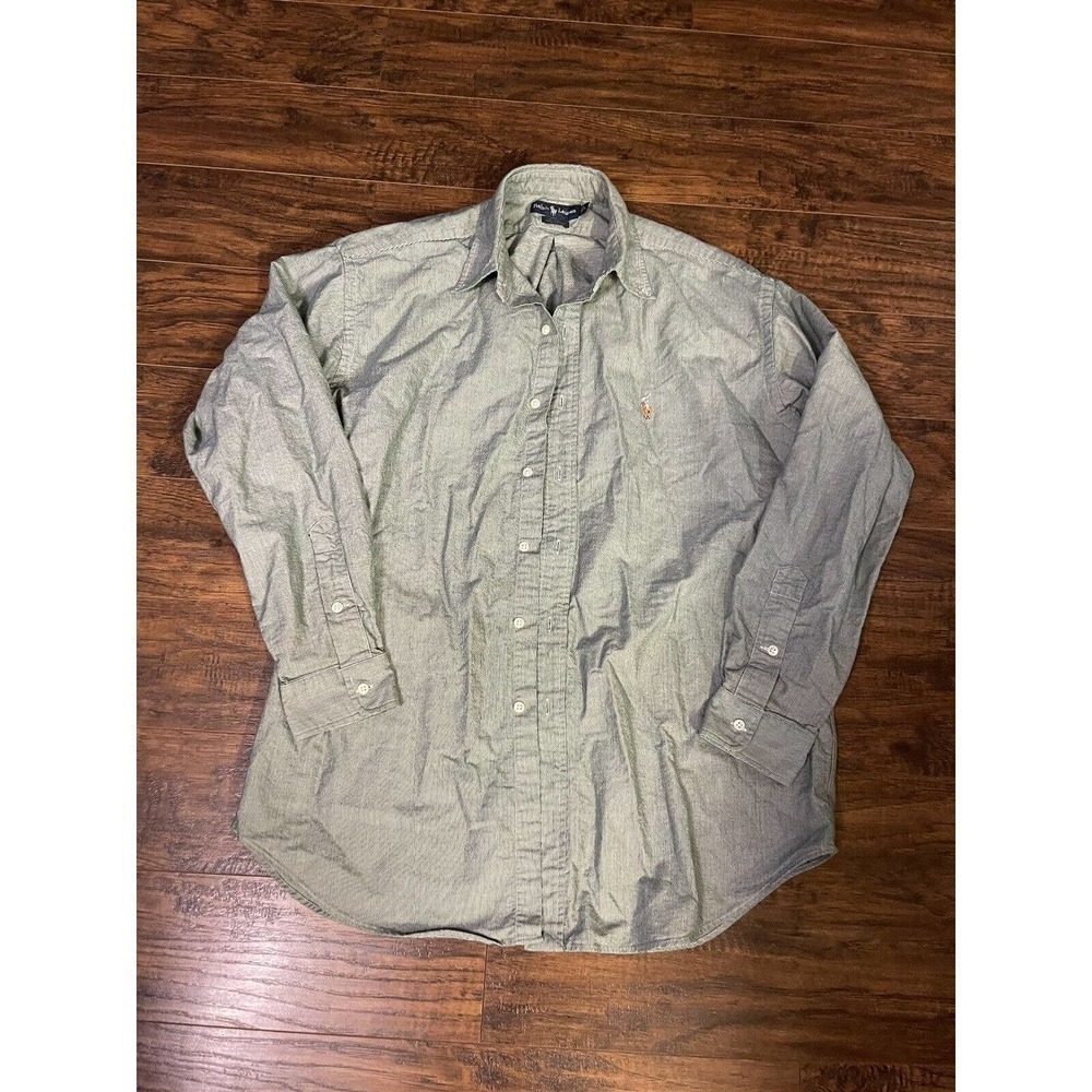 Ralph Lauren Blake Shirt Men’s Large Long Sleeve Button Down Green